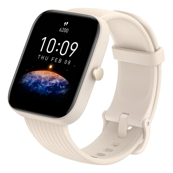 Reloj Inteligente Amazfit Bip 3 Pro Smartwatch 1.69´´ Gps Color de la caja Crema Color de la malla Cream