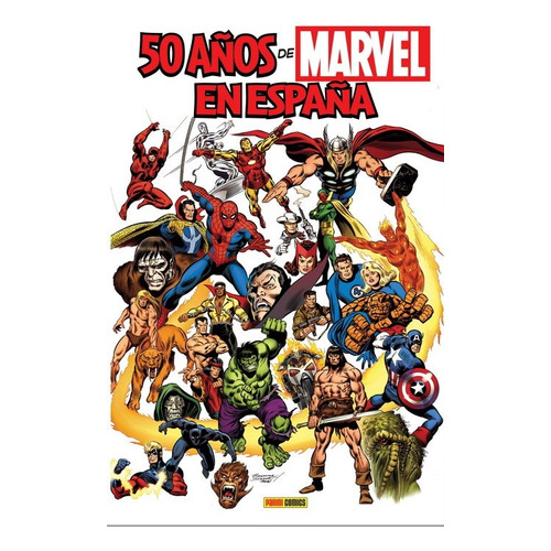50 Años De Marvel En España, De Es, Vários. Editorial Panini Comics, Edición 1 En Español, 2019