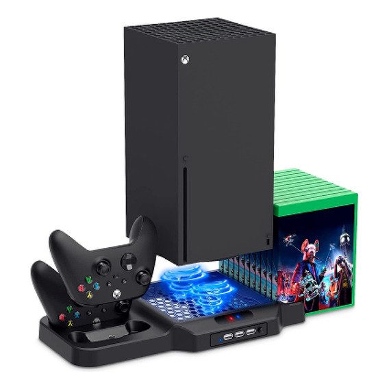 Base Stand Soporte Fan Cooler Xbox Series X / S 3 En 1 Css®