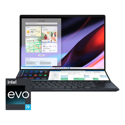 Notebook Asus Zenbook Pro 14 Duo Oled Ux8402za-m3045w I7 Color Plateado