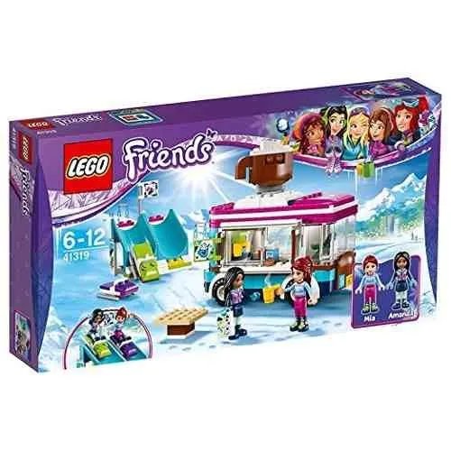 lego friends estacion de esqui cabaña