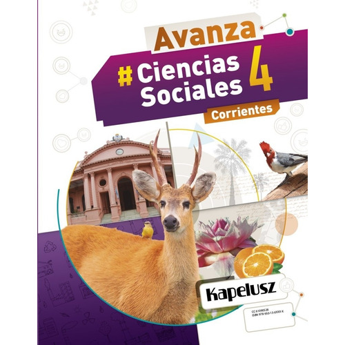 Ciencias Sociales 4 - Avanza Corrientes - Kapelusz, De No Aplica. Editorial Kapelusz, Tapa Blanda En Español, 2020