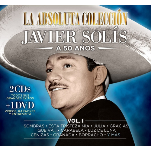 Javier Solís La Absoluta Colección Vol 1 - 2cd + Dvd Nuevo