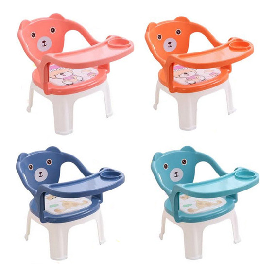 Silla Infantil Escolar Camping Playa Banco Para Niños Set X4