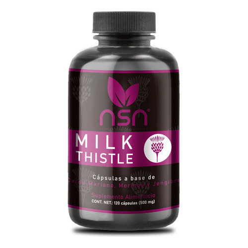 Natural SmartNutrition Milk Thistle Cardo Mariano Diente De León Alcachofa Sin sabor 120 Unidades