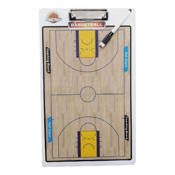 Pizarra Planilla Tactica Basquetbol 40 X 24 Cm