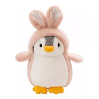 Peluche Pingüino Disfrazado Dinosaurio Unicornio Kawaii Color Conejo