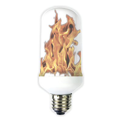 Lampara Led E-27 Fire 4w Efecto Llama Decorativa Tbcin Fuego