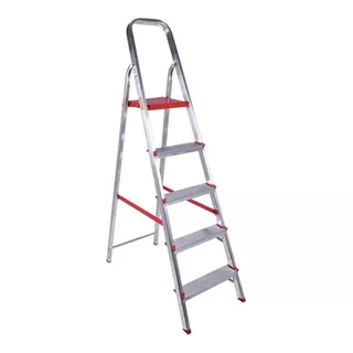 Escalera De Aluminio Tijera Botafogo Lar & Lazer Esc0064