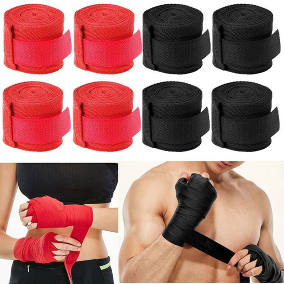 Vendas De Box, 8 Piezas Elásticas Para Mma Muay Thai 5m