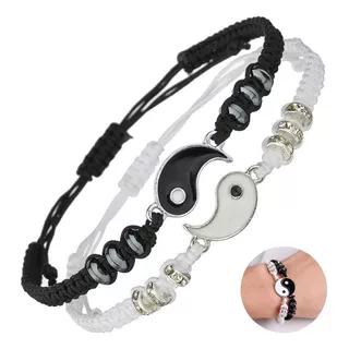 Pulseras Para Parejas Distancia Yin Yang Para Compartir