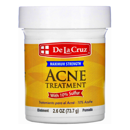 Pomada De La Cruz Sulfur Azufre Acne 73.7gr