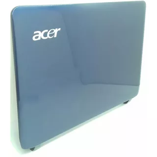 Carcaça Tampa Da Tela Azul Netbook Acer Aspire 1410 Zh7.