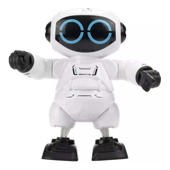 Robot Robo Beats Interactivo 88587 Silverlit Color Blanco