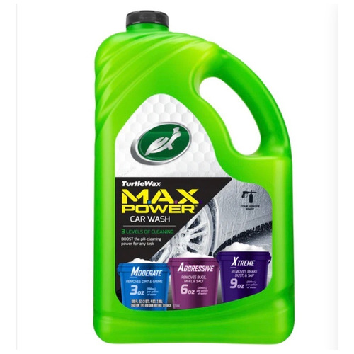 Turtle Wax Maxpower Shampoo Jabon Lavado Cañón Espuma 2.95l