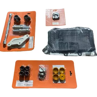 Kit Accesorios Sliders + Protección Radiador Ktm Duke 200