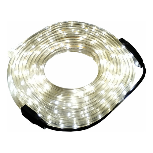 Manguera Led Navideña Plana Blanco Frio 10m Exterior Mapl10