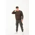 Sweater De Hombre Tejido Grueso Strech Liso Con Canelon Liso