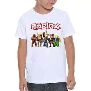 Camisa Camiseta Turma Roblox Infantil E Adulto Exclusiva