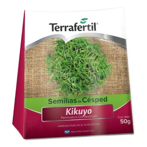 Semilla Cesped Para Sequia Kikuyo Terrafertil 50g