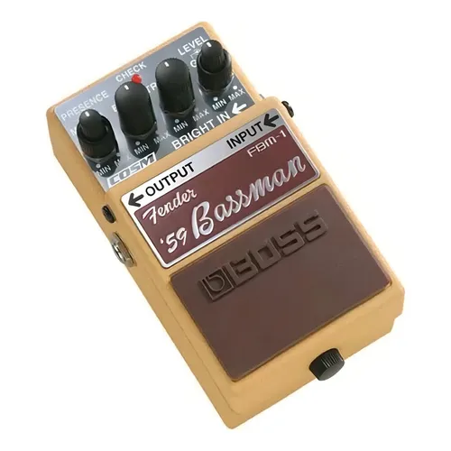 Guitarra elétrica Boss Fbm-1 Fender Bassman Overdrive Pedal