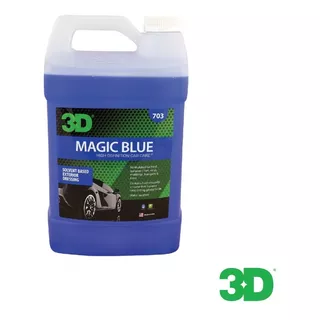 3d Magic Blue Acondicionador Plasticos Gomas Cubiertas 4lts