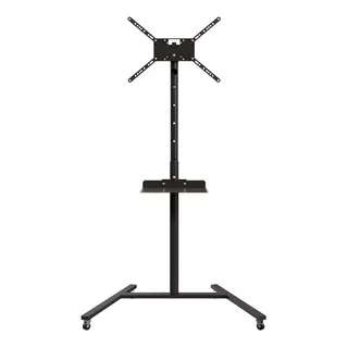 Suporte Multivisão Pedestal-class De Chão Para Tv/monitor De 19  Até 56  Preto