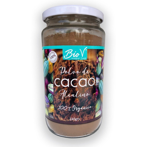  Cacao Alcalino Biov, 240gr. Agro Servicio