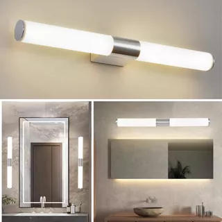 Lámpara Pared Espejos Para Baño Led Luces 55cm