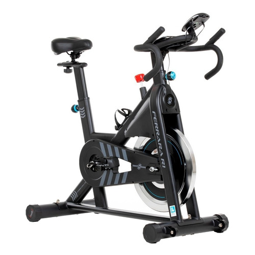 Bicicleta Spinning Ferrara R1 Sportfitness Profesional Gym Color Negro