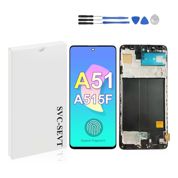 Pantalla Para Samsung A51 A515 Sm-a515 Con Marco Oled Lcd