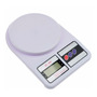 Segunda imagen para búsqueda de balanza gramera de cocina digital electronic sf 400 pesa hasta 10kg blanca