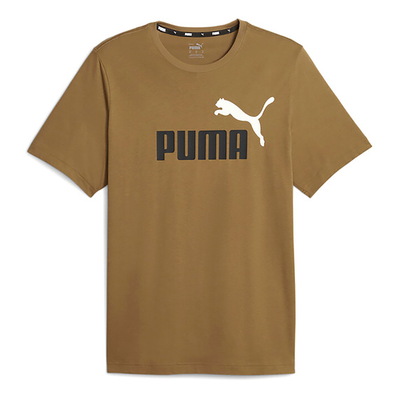 Tshirt Puma Ess+ 2 Col Logo Tee  Hombre - Café
