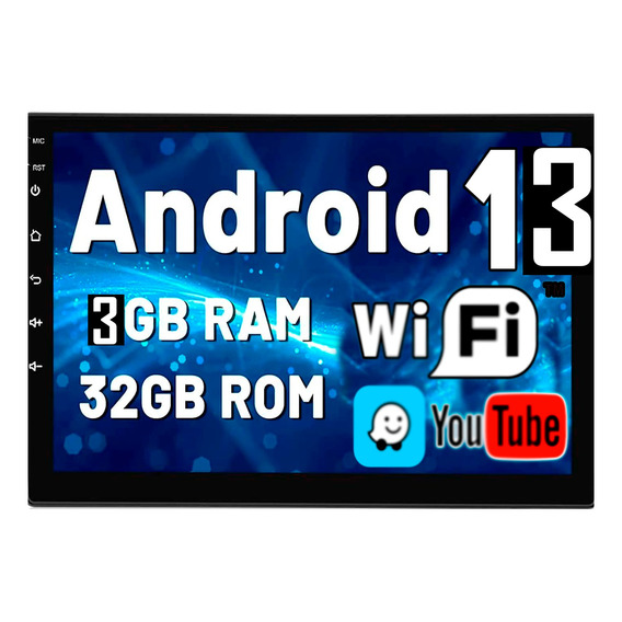 Radio Android 2 Din Pantalla  Gps 7  Full Hd iPhone + Envio