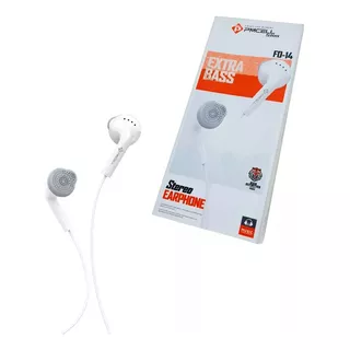 Fone De Ouvido In-ear Pmcell Fo-14 Branco