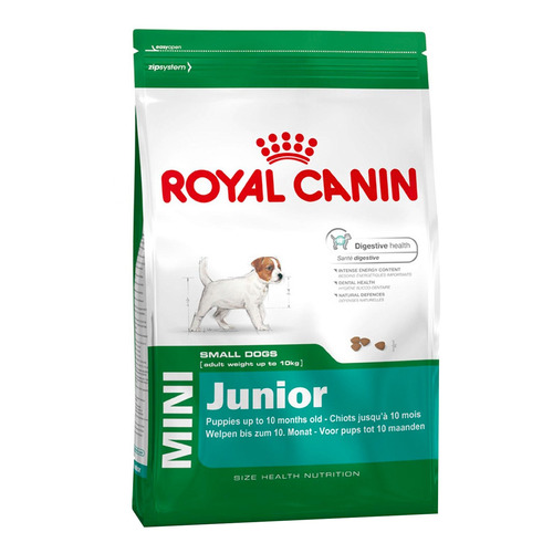 Mars Petcare Royal Canin Size Health Nutrition Mini Junior alimento para perro cachorro de raza pequeña sabor Mix en bolsa de 3kg