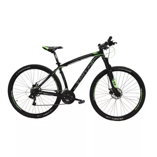 Mountain Bike Venzo Shadow Series Loki Evo R29 16  21v Frenos De Disco Mecánico Cambios Shimano Color Negro/verde  