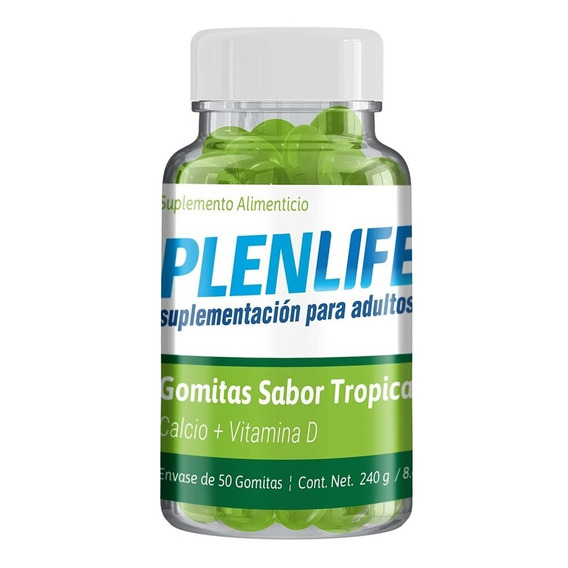 Gomitas Plenlife Suplemento Adultos Calcio Y + Vitamina D