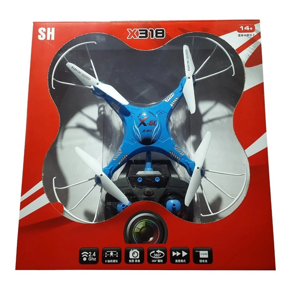 Drone Cuadricoptero Inicial X318 Sin Camara