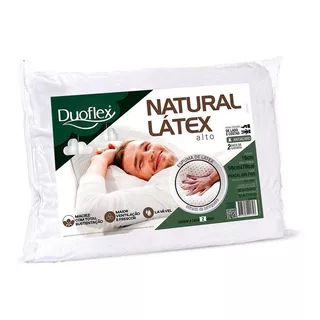 Almohada Natural Latex Alto Duoflex - Rc Sueños