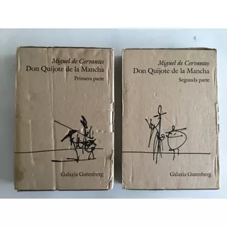 Don Quijote De La Mancha (2 Tomos) Galaxia Gutenberg 2001