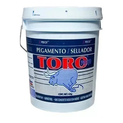 Pegamento Blanco Toro Sellador 4 Kg - Presto