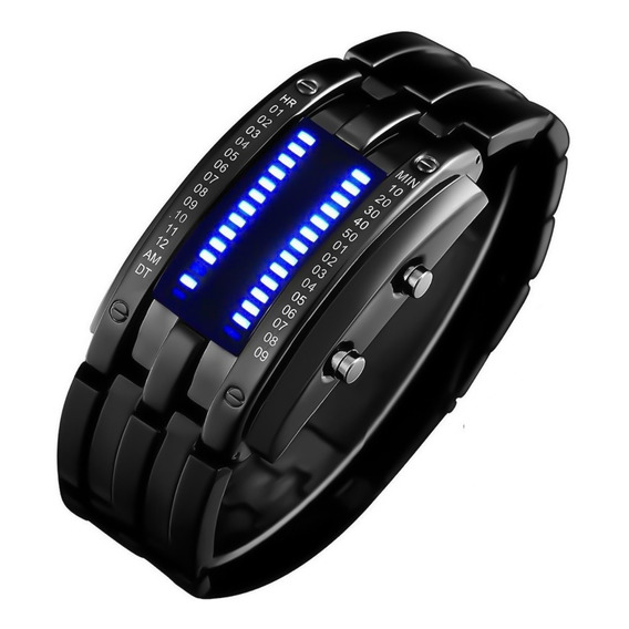 Reloj Electrónico Digital Con Led Para Hombre