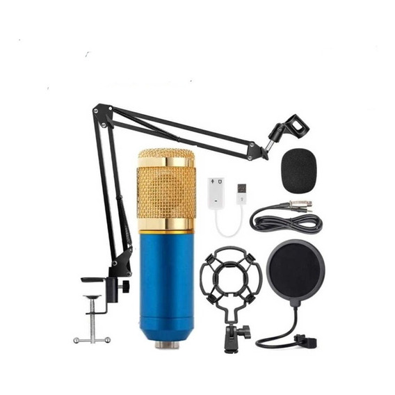 Kit Microfono Condensador Bm-800