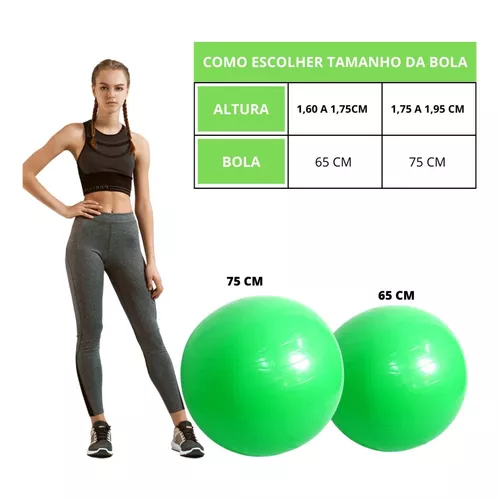 Pelota De Yoga Fitness Inflable 65cm