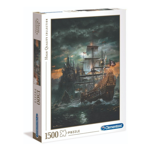 Rompecabezas Clementoni High Quality Collection The Pirate Ship 31682 de 1500 piezas