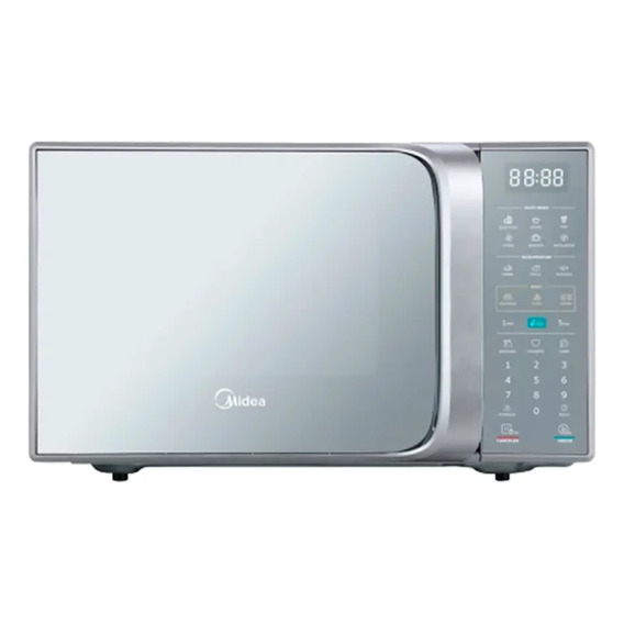 Microondas Midea 28l Acero Inoxidable Silver Febo