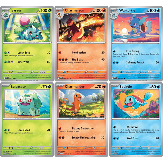 Lote 50 Cartas Pokémon Scarlet Violet 151