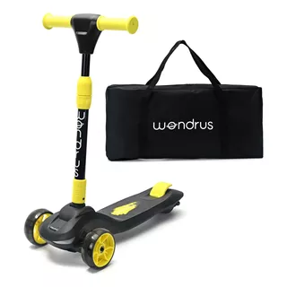 Scooter Eléctrico De 3 Ruedas Para Niños Color Amarillo