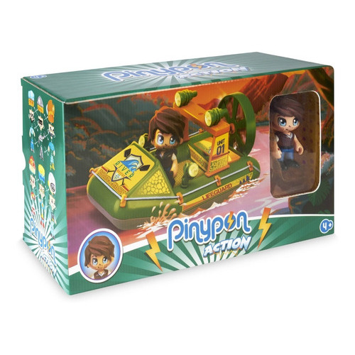 Pinypon Action Lancha D Rescate Wild C/fig Int 16340 Pin&pon